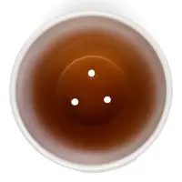 Горшок цветочный с поддоном 2,5 л, d18/h16 см белый керамика, "Голландия" (М) Горшок цветочный с поддоном 2,5 л, d18/h16 см белый керамика, "Голландия" (М)