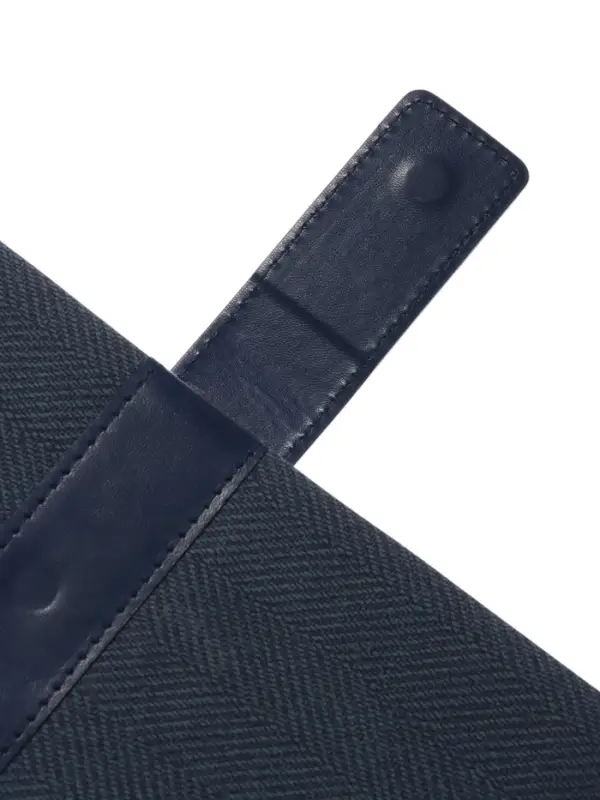 Ежедневник недатированный формат А5, с хлястиком, 128л, линия, пвх, Синий Ежедневник недатированный формат А5, с хлястиком, 128л, линия, пвх, Синий