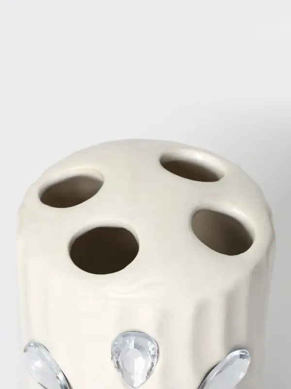 Аксессуары для ванной Доляна &laquo;Дерево&raquo;, 4 предмета, дозатор 300 мл, мыльница, 2 стакана, белые