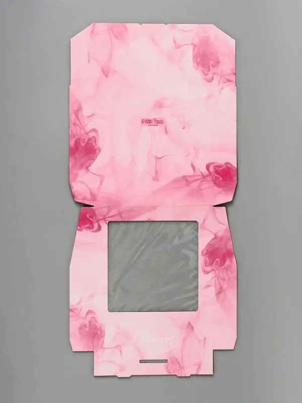 Коробка подарочная с окном &laquo;Подарок&raquo;, 20&times;20&times;4 см, самосборная