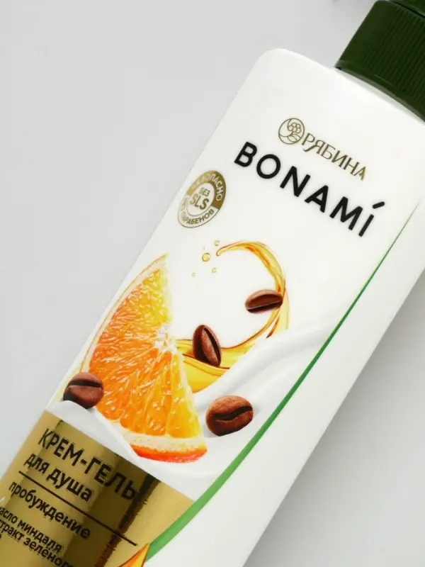 Крем-гель для душа &laquo;Кофе и апельсин&raquo;, нежность и увлажнение, 400 мл, BONAMI