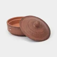 Блюдо для запекания с крышкой &laquo;Одуванчик&raquo;, 250 мл, красная глина