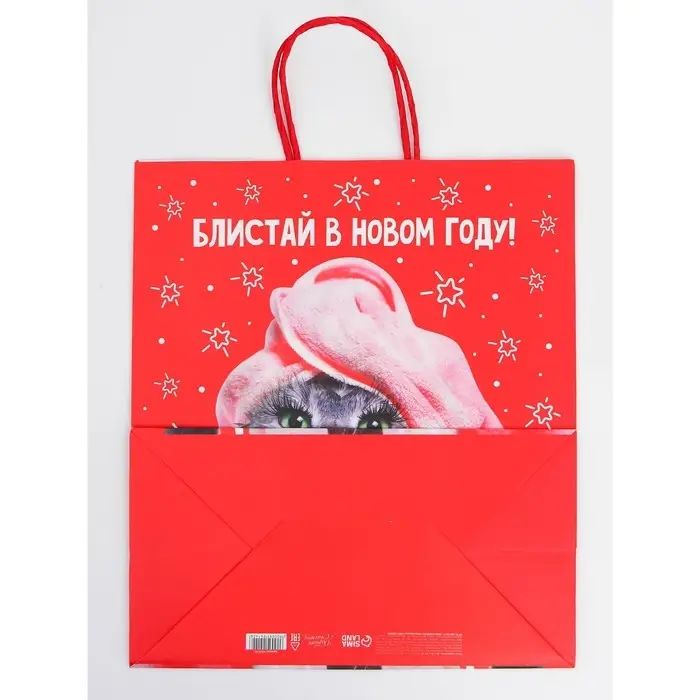 Набор новогодних крафтовых пакетов «С Новым годом тебя!» Набор новогодних крафтовых пакетов «С Новым годом тебя!»