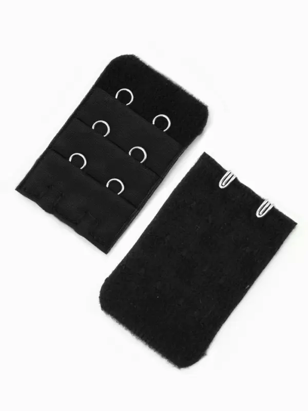 Застёжка для бюстгальтера, удлинитель, 3 ряда 2 крючка, 3.2×5 см, 3 шт. Застёжка для бюстгальтера, удлинитель, 3 ряда 2 крючка, 3.2×5 см, 3 шт.