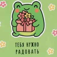 Пакет подарочный ламинированный &laquo;Радовать&raquo;, 18&times;22.3&times;10 см