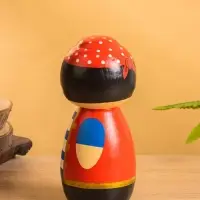 Японская кукла кокеши &laquo;Одноглазый пират&raquo;, 9&times;9&times;21 см