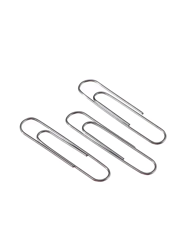 Скрепки 50мм оцинкованные в картонной коробке 50 штук Скрепки 50мм оцинкованные в картонной коробке 50 штук