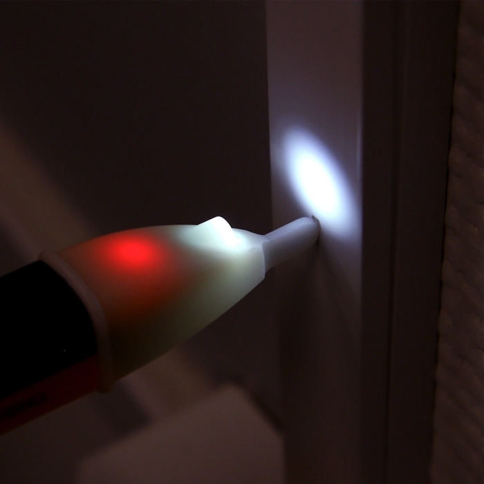 Светодиодный индикатор напряжения ТУНДРА, поиск обрыва в цепи, звуковая индикация, 1000 В Светодиодный индикатор напряжения ТУНДРА, поиск обрыва в цепи, звуковая индикация, 1000 В