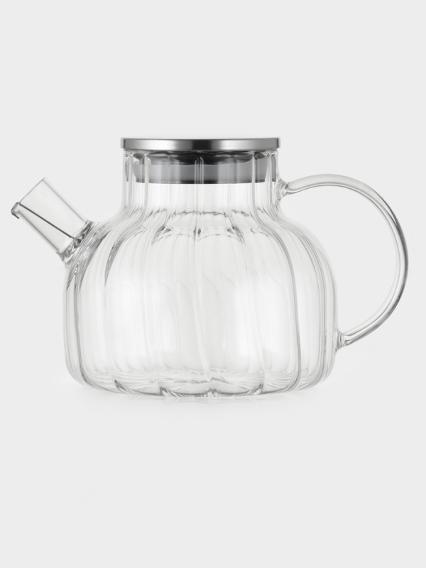 Чайник заварочный с металлической крышкой и металлическим фильтром Чайник заварочный с металлической крышкой и металлическим фильтром "Свик" 600 мл 17х11см