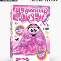 Опыты для детей &laquo;Лизун с сердечками&raquo;