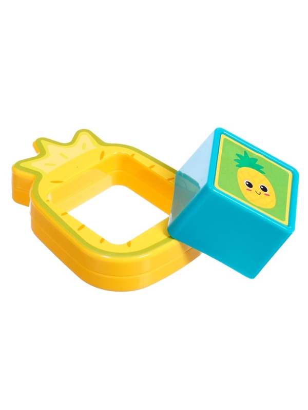 ЗАБИЯКА Музыкальная игрушка  ЗАБИЯКА Музыкальная игрушка "Бизидоска" SL-07255 фрукты, звук, свет,цвет МИКС