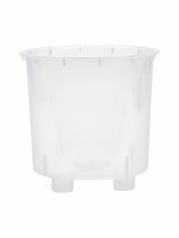 Кашпо со вставкой 2,3 л d15,7 см h15,2см  Кашпо со вставкой 2,3 л d15,7 см h15,2см "Desert" пластик прозрачный