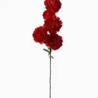 Цветы искусственные &laquo;Пион кустовой&raquo;, 5 бутонов, 15&times;110 см, красные