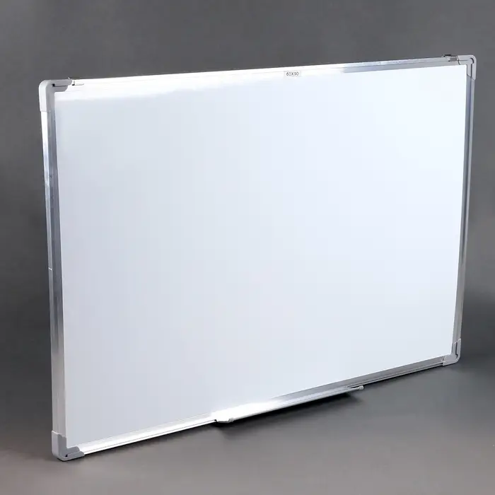 Доска магнитно-маркерная Calligrata, 60&times;90 см, в алюминиевой рамке, с полочкой, с подвесами