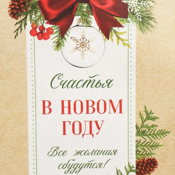 Пакет под бутылку «Новогодний подарок», 13 x 36 x 10 см Пакет под бутылку «Новогодний подарок», 13 x 36 x 10 см