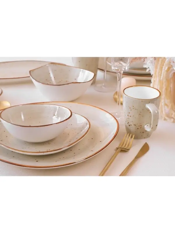 Кружки Magistro Mediterana, набор 2 шт.: 320 мл, фарфор, бежевые