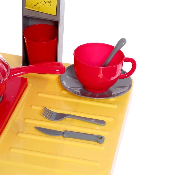 Игровой набор «Кухня мечты» с посудой и продуктами, свет, звук, работает от батареек Игровой набор «Кухня мечты» с посудой и продуктами, свет, звук, работает от батареек