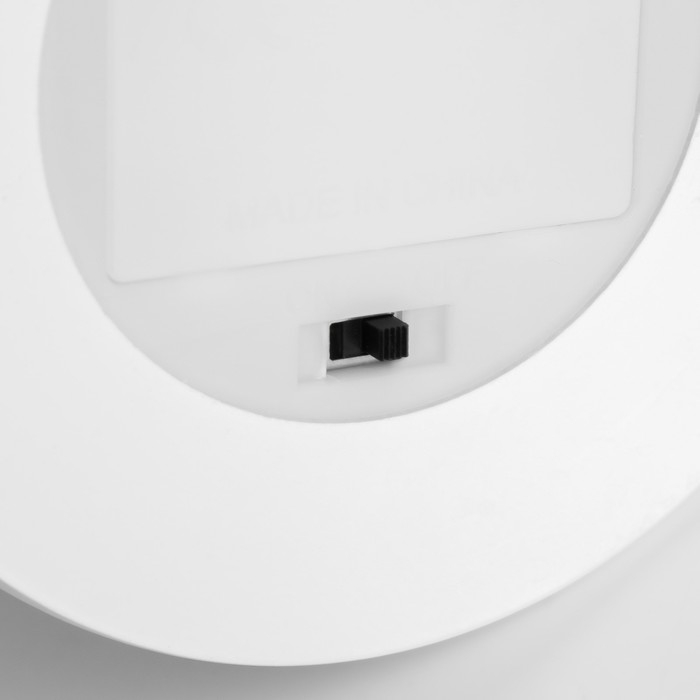 Ночник колба "Дед мороз" LED 3хААА красный 11х11х22,5см