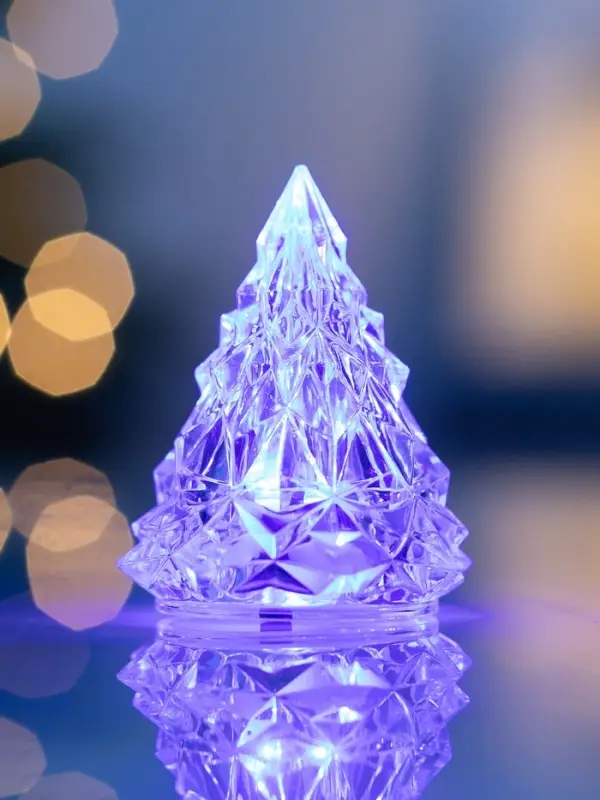 Световая фигура "Елочка", 6.5x5 см, 1 LED, AG41x3, RGB