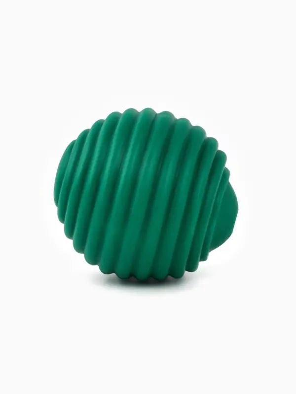 Игрушка пищащая Игрушка пищащая "Мячик, горизонтальные полоски", 5,5 см темно-зеленая