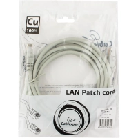 Патч-корд UTP Cablexpert PP10-3M кат.5e, 3м, литой, (серый)