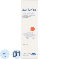 Салфетки н/стер 5х5см 8сл 21нит 100 шт STERILUX ES 2050050