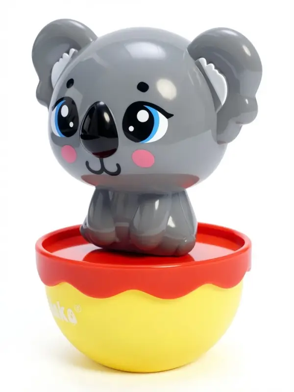Игрушка детская, неваляшка &laquo;Коала&raquo;, серый