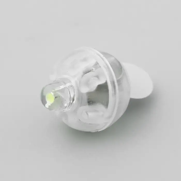 Светодиод для воздушного шара, круглый, цвет белый, пластик Светодиод для воздушного шара, круглый, цвет белый, пластик