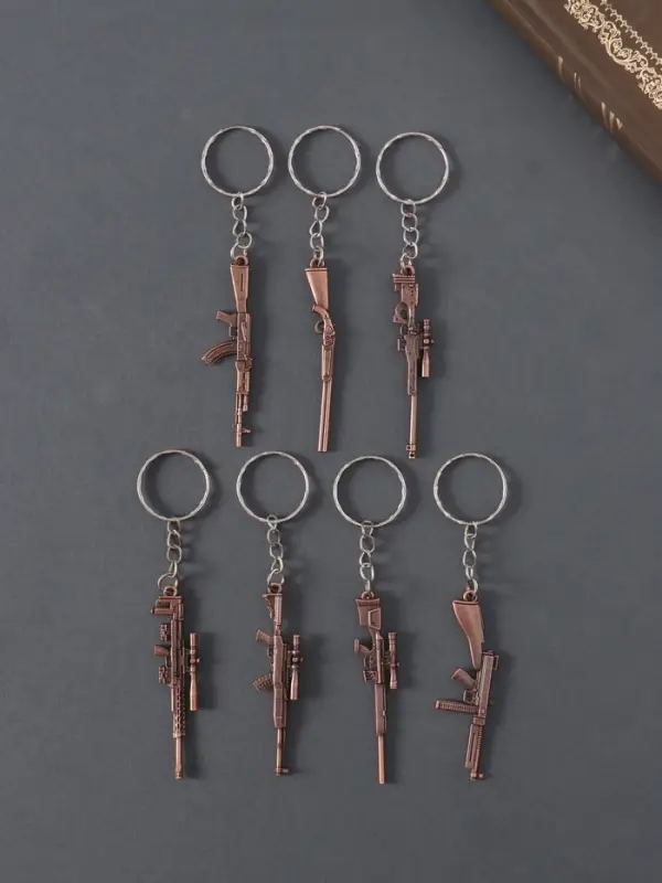 Брелок металл "Винтовка с прицелом" МИКС 6,3х1,5 см