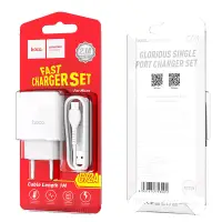 СЗУ C72A USB на Micro USB 2.1A HOCO белое