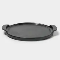 Блюдо для подачи с клош крышкой Magistro &laquo;Галактика&raquo;, фарфор, d=22 см, чёрный