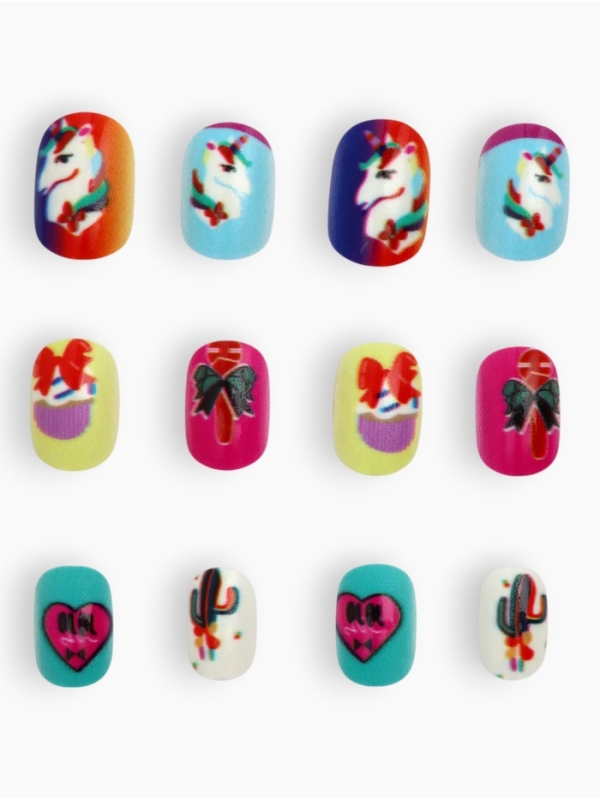 Детские накладные ногти  Детские накладные ногти "Приключение", 12 шт