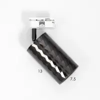 Светильник трековый BayerLux Simple &laquo;Андри&raquo; GU10, 220 В, 7.5&times;7.5&times;20 см, чёрный хром