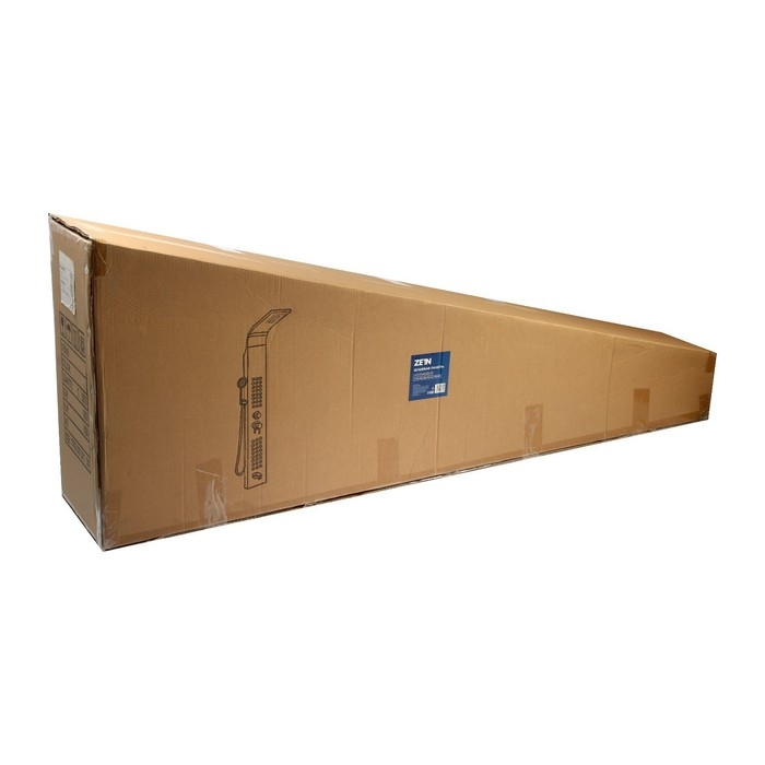 Душевая панель ZEIN B-14, 4-х функциональная, нержавеющая сталь, черный Душевая панель ZEIN B-14, 4-х функциональная, нержавеющая сталь, черный