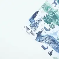 Набор упаковочной бумаги с наклейками, 6 листов, &laquo;Новый год&raquo;, 70&times;100 см