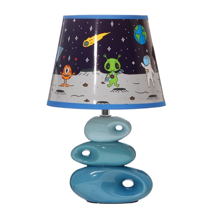Настольная лампа Настольная лампа "Космические обитатели" Е14 40Вт 25х25х38 см RISALUX