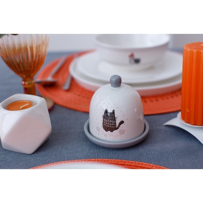 Лимонница Доляна «Уютные коты», 9×9 см Лимонница Доляна «Уютные коты», 9×9 см