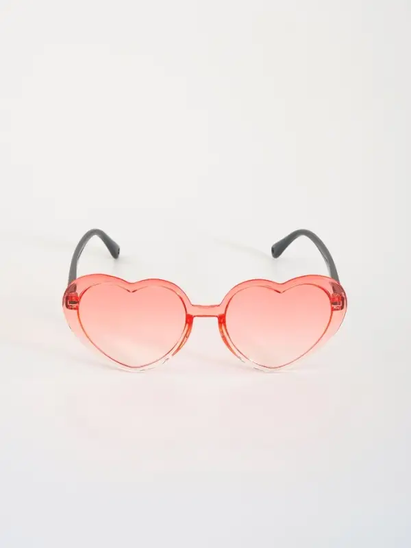 Карнавальные очки "Сердце" градиент, цвета МИКС