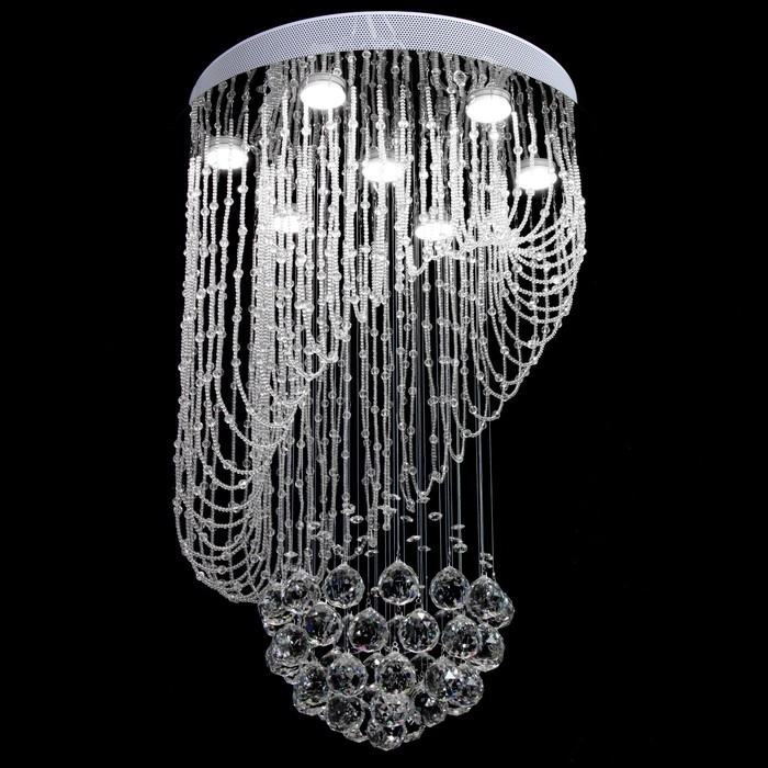 Светильник каскад Светильник каскад "Алессандра" 7xLED хром 50х50х75см BayerLux