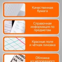 Предметная тетрадь по информатике Calligrata &laquo;Животные мемы&raquo;, 36 листов, в клетку, со справочным материалом, обложка из мелованной бумаги