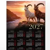 Календарь 2027, настенный, А3 &laquo;Два козла&raquo;