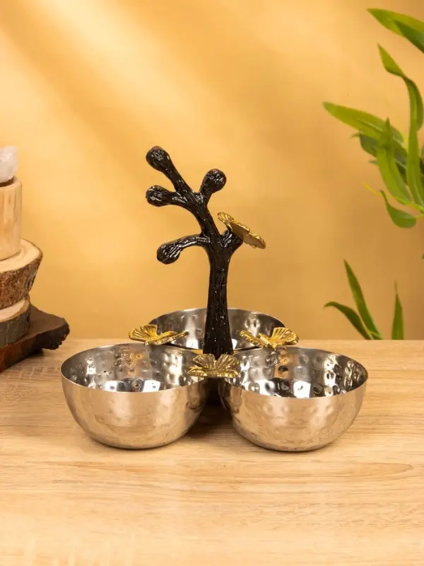 Менажница "Крю" 20х20х20 см, нержавеющая сталь