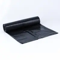 Мешки для мусора в рулоне 300 л, черные, ПВД, толщина 60 мкм, 10 штук