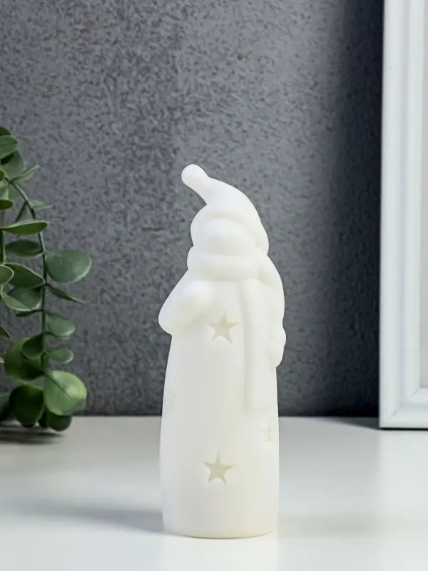 Фигурка светящаяся RISALUX «Снеговик в колпаке» LED, 3хAG10 белый 4,8х4,8х15 см Фигурка светящаяся RISALUX «Снеговик в колпаке» LED, 3хAG10 белый 4,8х4,8х15 см