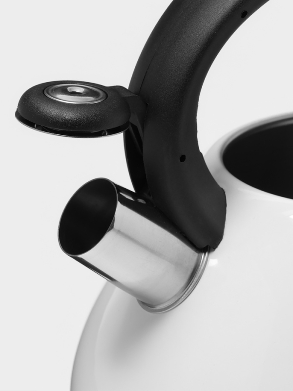 Чайник со свистком из нержавеющей стали Доляна Magic forest, 3 л, с индикатором нагрева, индукция Чайник со свистком из нержавеющей стали Доляна Magic forest, 3 л, с индикатором нагрева, индукция