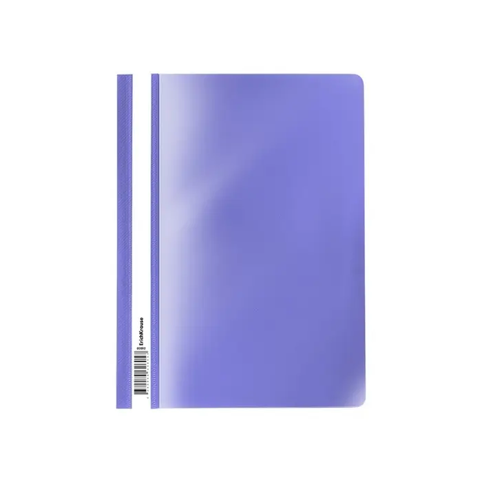 Папка-скоросшиватель А4 180 мкм, ErichKrause Fizzy Pastel, фиолетовая, прозрачный верх, до 130 листов Папка-скоросшиватель А4 180 мкм, ErichKrause Fizzy Pastel, фиолетовая, прозрачный верх, до 130 листов