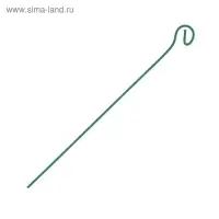Колышек для подвязки растений, h=40 см, d=3 мм см, проволочный, зелёный, Greengo