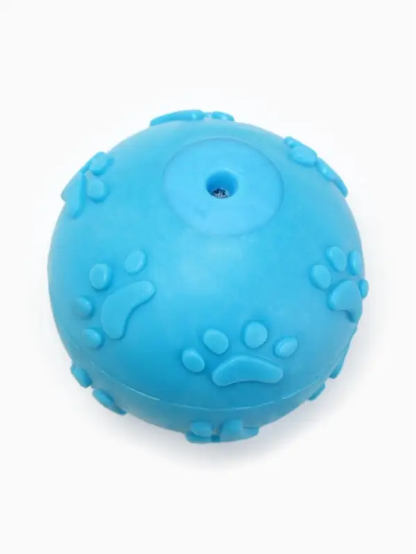 Игрушка для собак &laquo;Мяч-лапка&raquo;, 6 см, TPR, синяя
