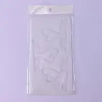 Форма для шоколада &laquo;Пара лебедей&raquo;, силикон, 3 ячейки, 20&times;10.5&times;0.3 см, прозрачная