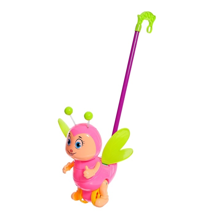 Каталка «Забавная бабочка», цвета МИКС Каталка «Забавная бабочка», цвета МИКС